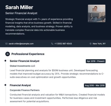 Executive Resume Template