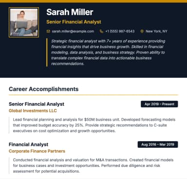 Executive Pro template preview